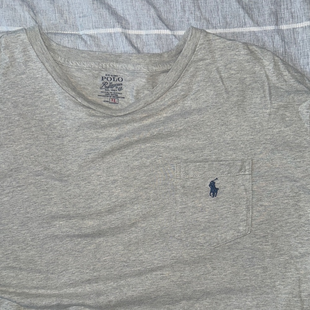 Polo by Ralph Lauren Gray T-Shirt for Men